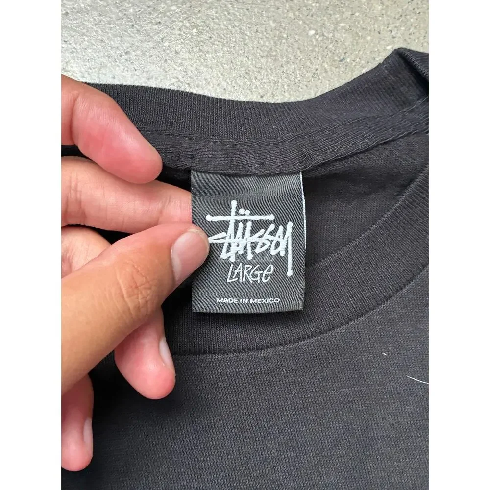 Stussy The Crew T-Shirt Black Large